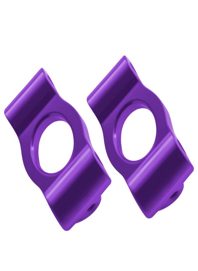 FSDKEDUF Aluminum Caster Blocks & C-Hubs for RC Car for WLtoys 244016, Losi Micro-B & Micro-T - Durable CNC Upgrade Parts RC Car Accessories for Performance & Replacement (Purple) - Image 3